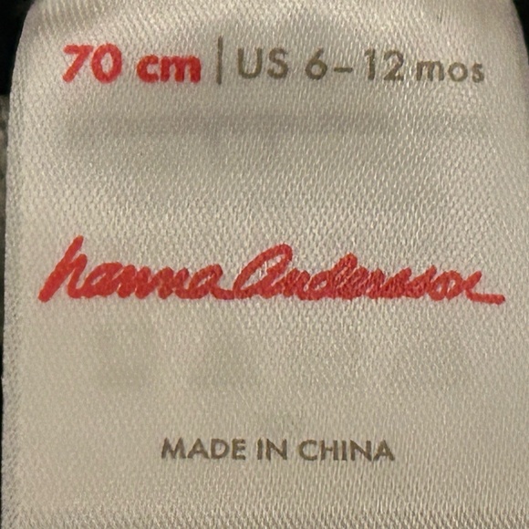 HANNA ANDERSSON GIRLS CHRISTMAS DEER BLACK SWEATER DRESS 6 - 12 MONTHS 70 CM - Picture 3 of 10